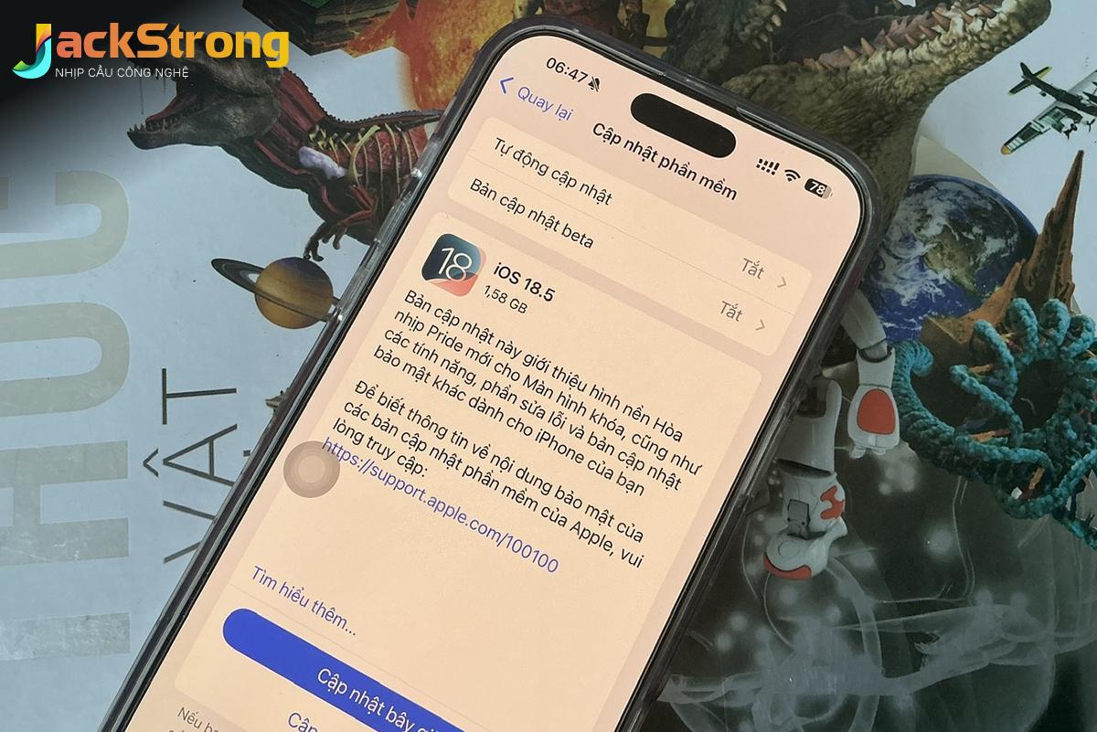 Hướng dẫn cập nhật iOS 18.5 